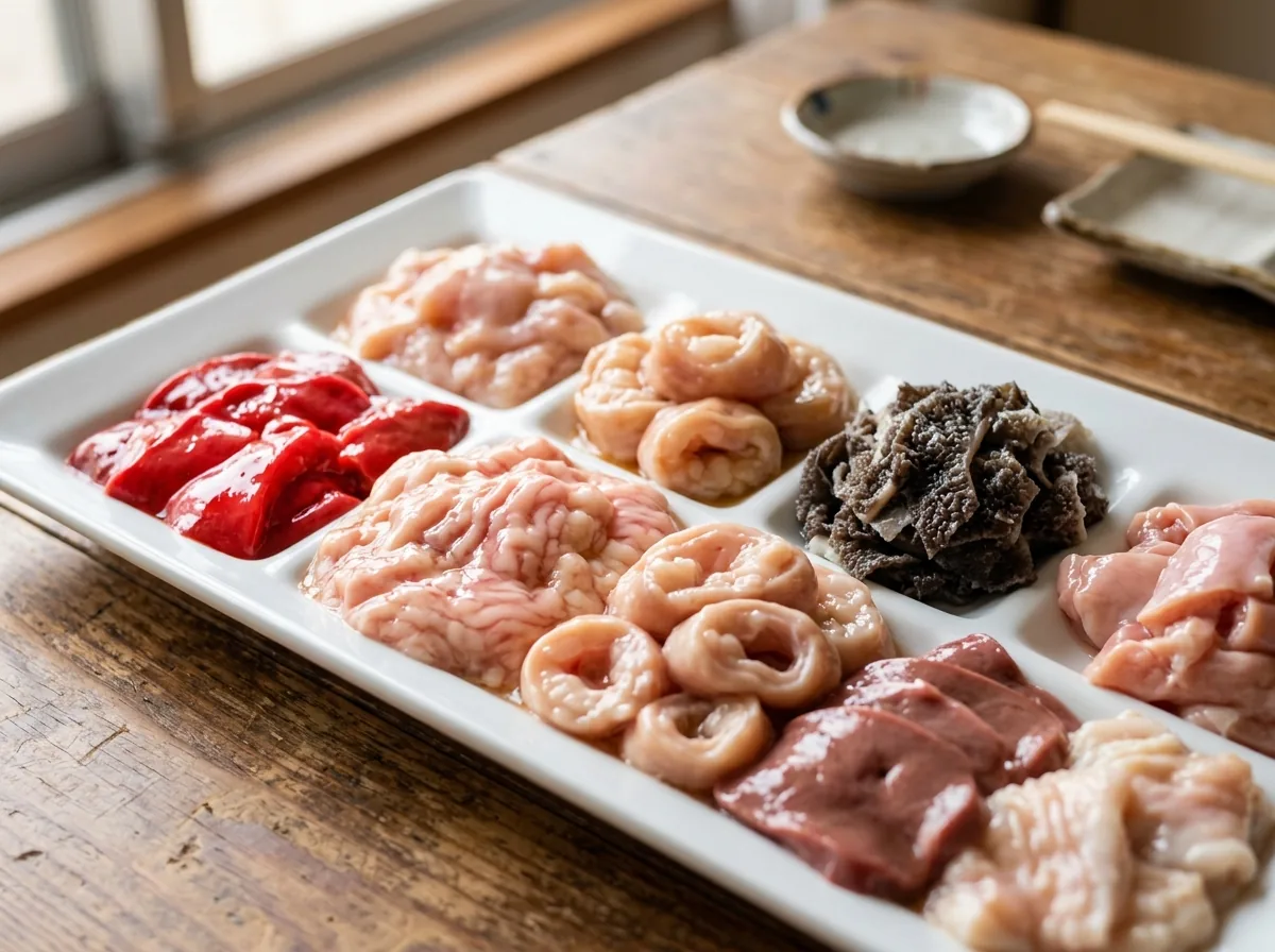 焼肉用のホルモン各種（イメージ）